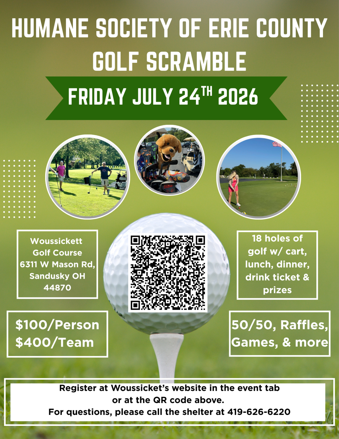 Golf Scramble Sponsors Needed! 